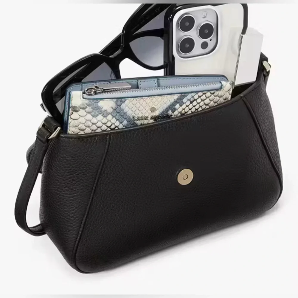 NWT Kate‎ Spade Monica Small Flap Crossbody - Black